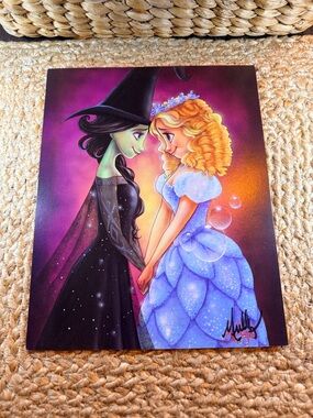 Wicked Elphaba and Glinda Fan Artwork Print “For Good” by artist James Mulligan